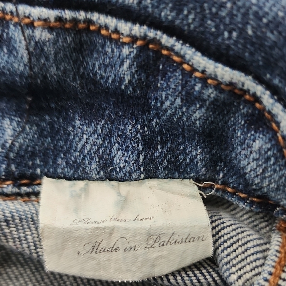 Boy's Evolution In Design Distressed Blue Denim Jacket - Picture 11 of 12